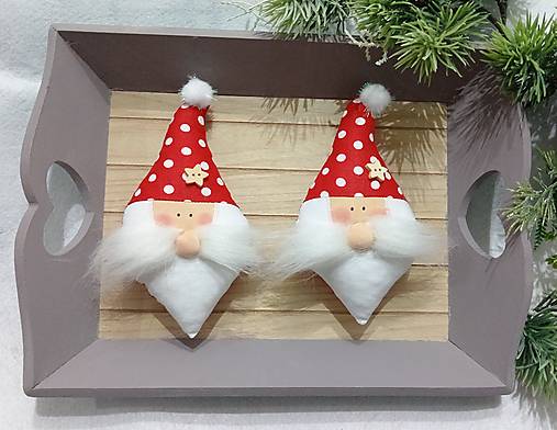 Dekorácie - Mikuláš na stromček - 17928444_