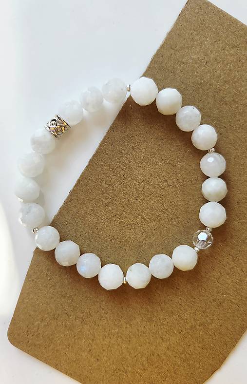 Náramky - Mesačný kameň - 17932445_