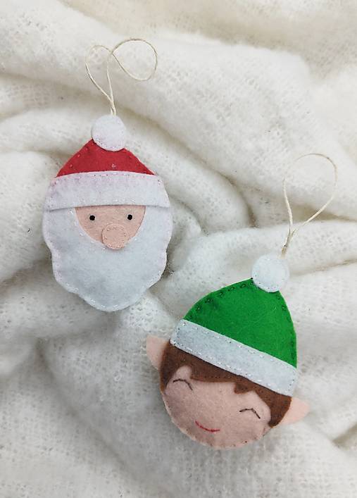 Dekorácie - Mikuláš a škriatok - 17932025_