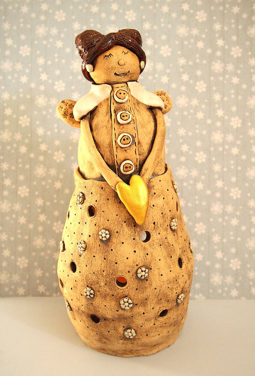 Kvetinová víla svietnik