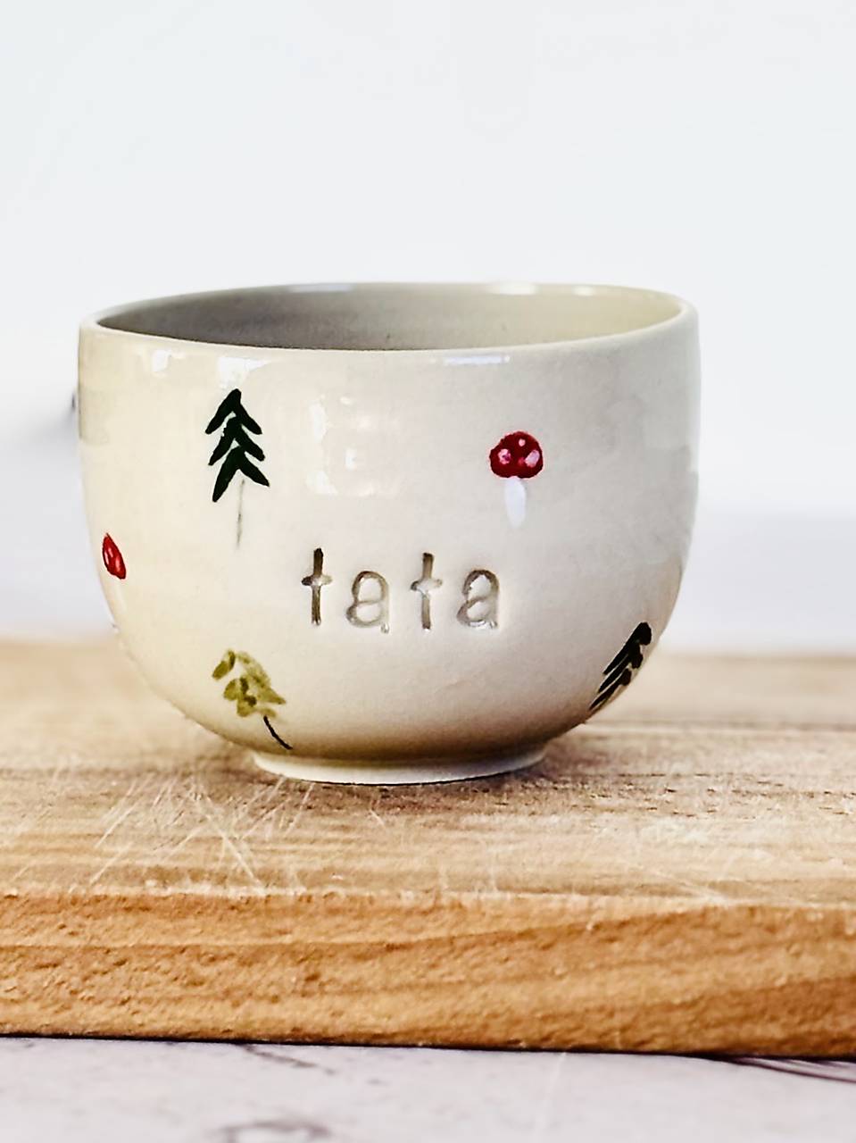 Prechádzka lesom - pohárik espresso tata (100ml, bez uška)