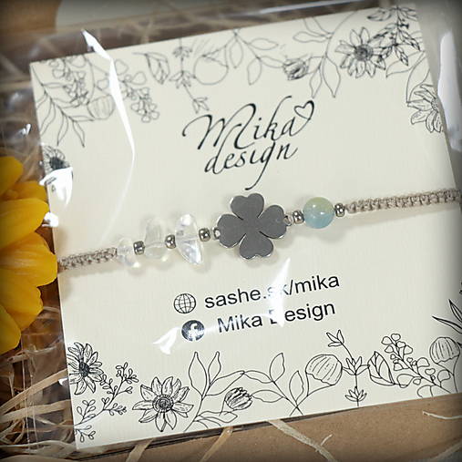 Darčekové balenie náramok a sviečka