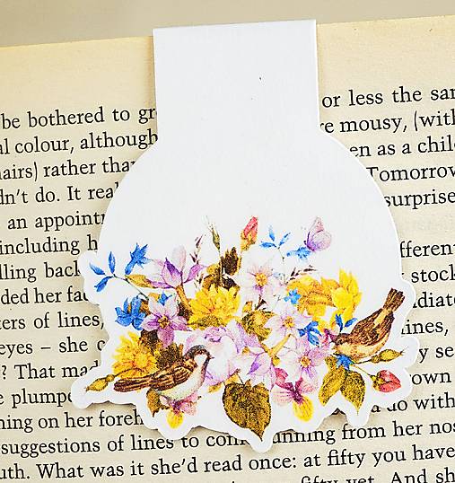 Magnetická záložka do knihy Vtáčiky (Letná slávnosť)