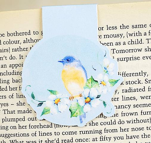 Magnetická záložka do knihy Vtáčiky (Pokojné ráno)