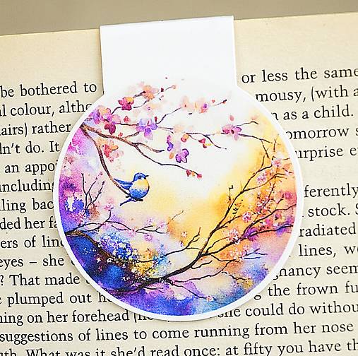 Magnetická záložka do knihy Vtáčiky (Sľub nového dňa)