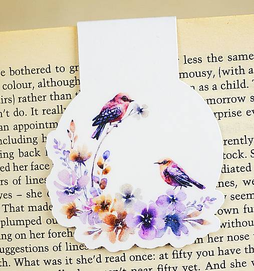 Magnetická záložka do knihy Vtáčiky (Vtáčie šepkanie)