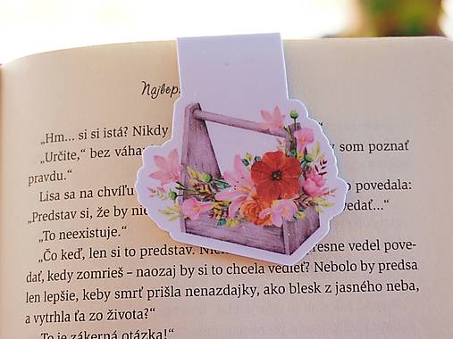 Kvetinová kolekcia magnetických záložiek | Vyberte si Váš obľúbený motív (Čerstvo natrhané)