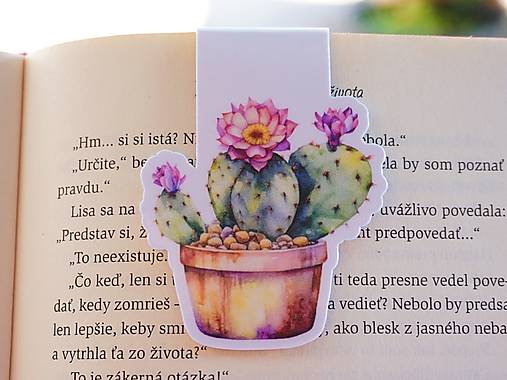 Kvetinová kolekcia magnetických záložiek | Vyberte si Váš obľúbený motív (Kvet z púšte)