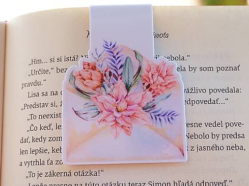Kvetinová kolekcia magnetických záložiek | Vyberte si Váš obľúbený motív (Kvetinová pošta)