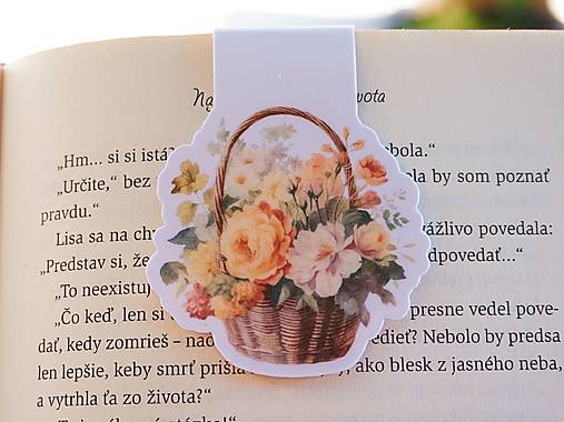 Kvetinová kolekcia magnetických záložiek | Vyberte si Váš obľúbený motív (Nežná kytica)