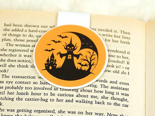 Halloweenska kolekcia magnetických záložiek | Vyberte si svoj motív (Strašidelná noc)