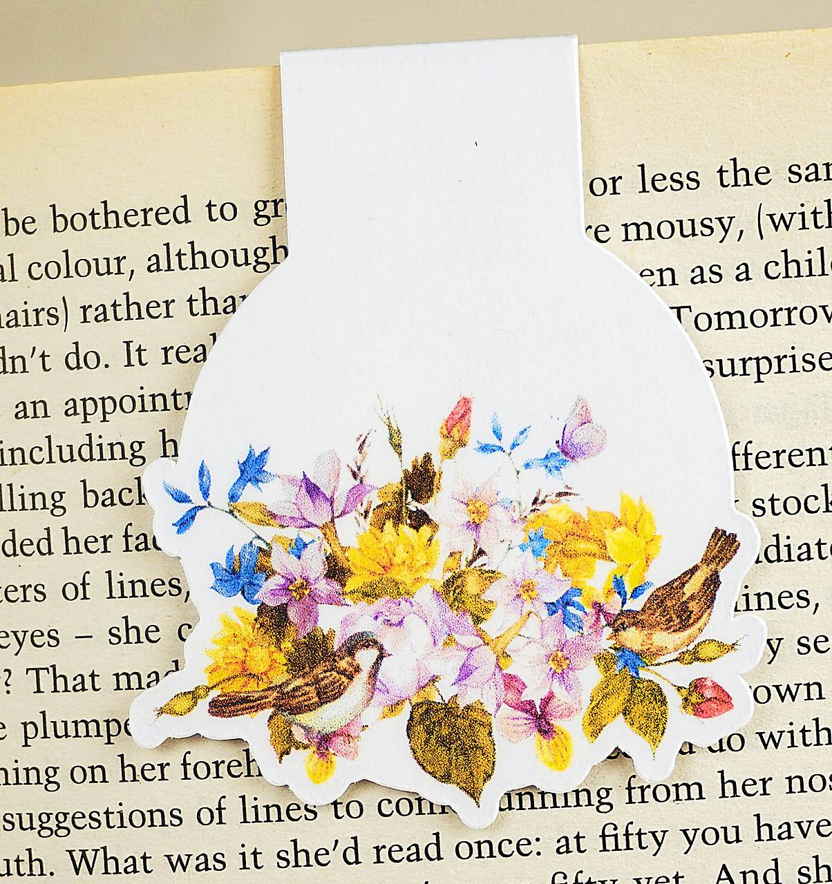 Magnetická záložka do knihy Vtáčiky (Letná slávnosť)