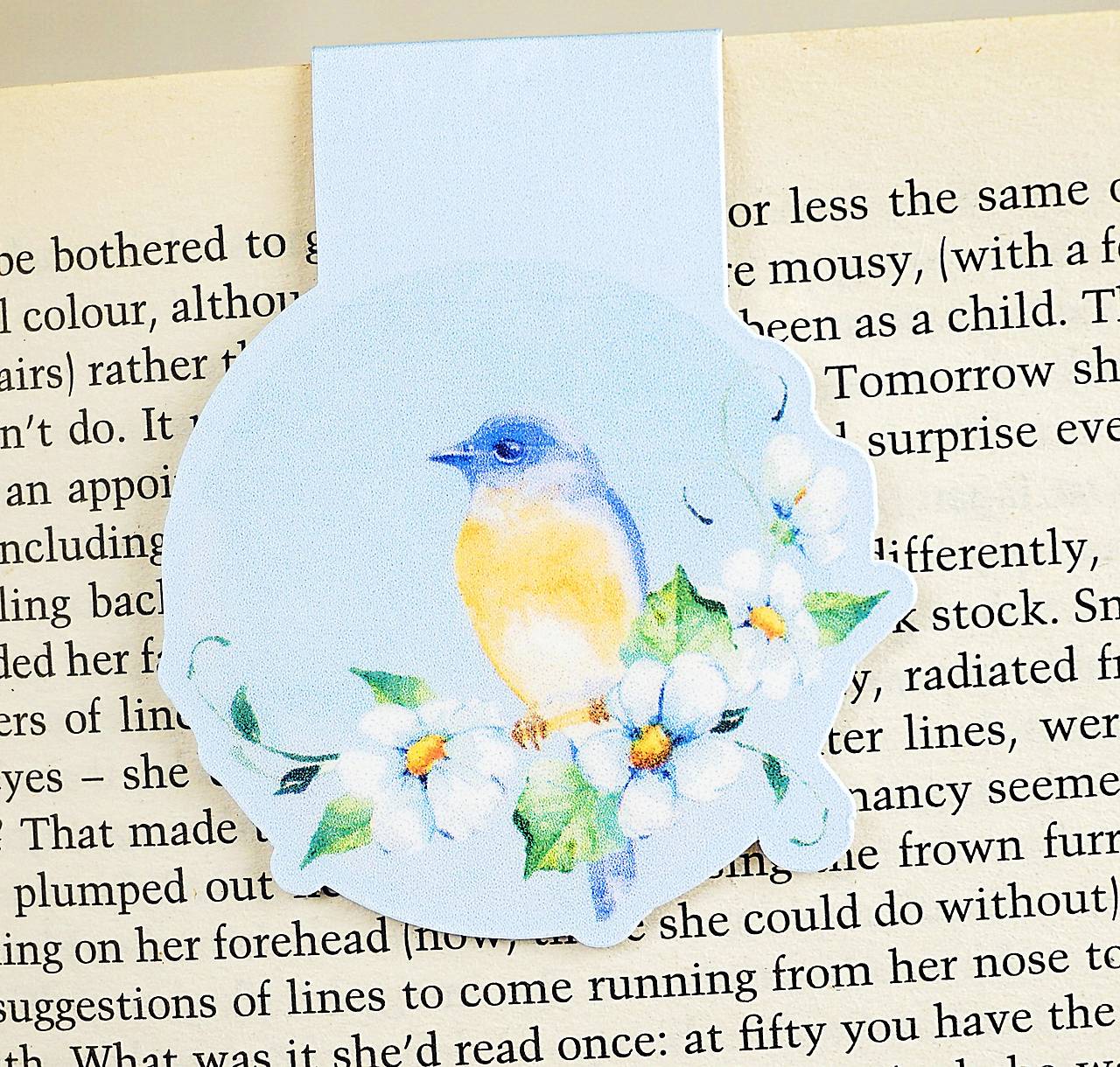 Magnetická záložka do knihy Vtáčiky (Pokojné ráno)