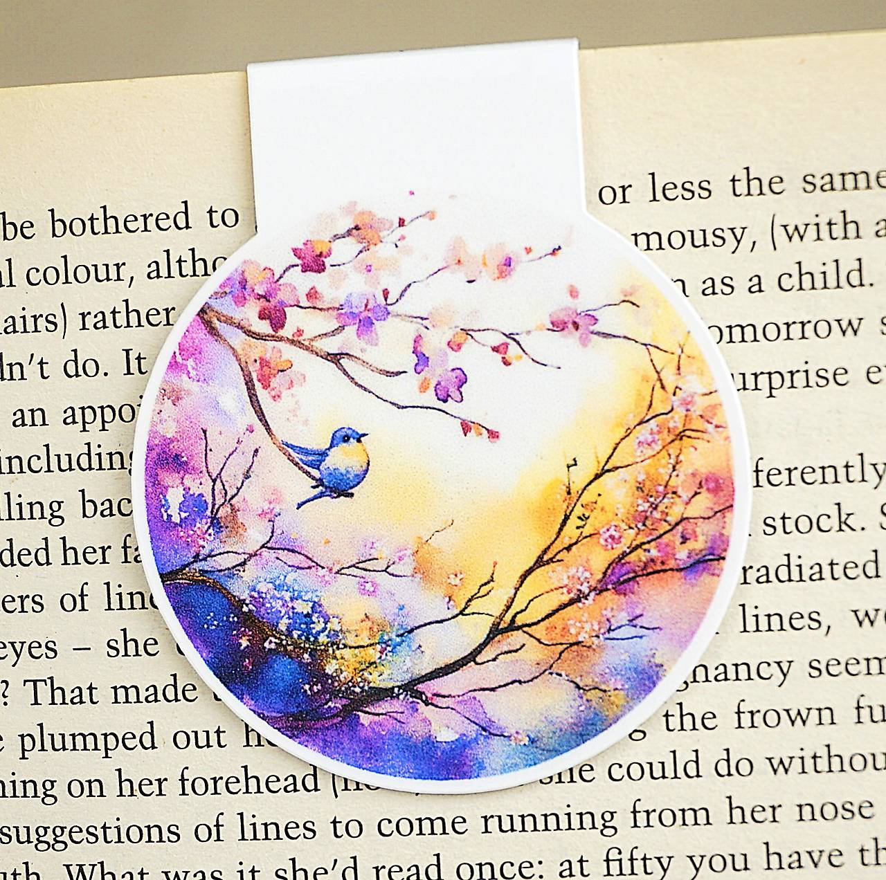 Magnetická záložka do knihy Vtáčiky (Sľub nového dňa)