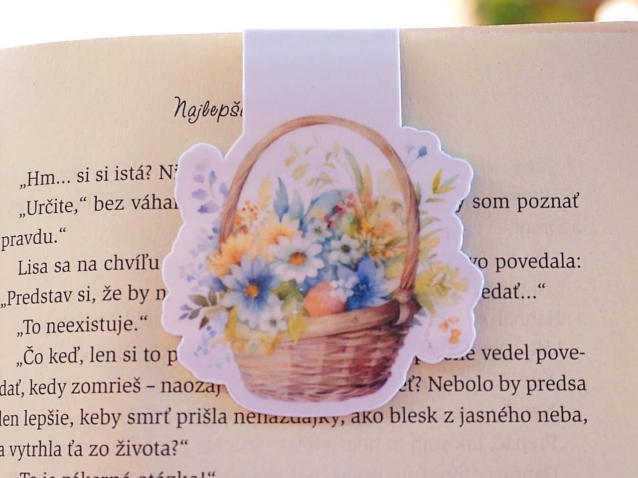 Kvetinová kolekcia magnetických záložiek | Vyberte si Váš obľúbený motív (Jarné kvety)