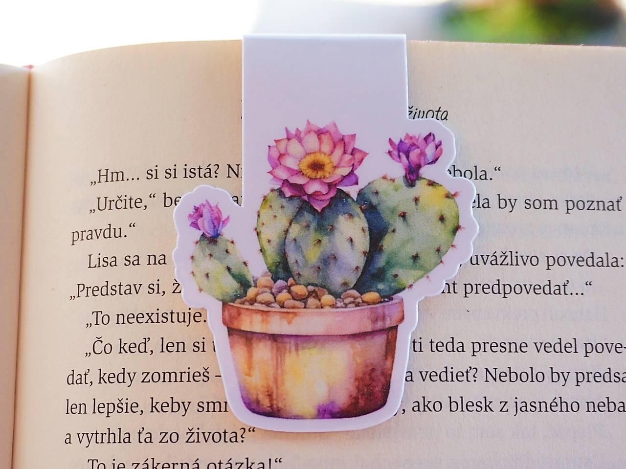 Kvetinová kolekcia magnetických záložiek | Vyberte si Váš obľúbený motív (Kvet z púšte)