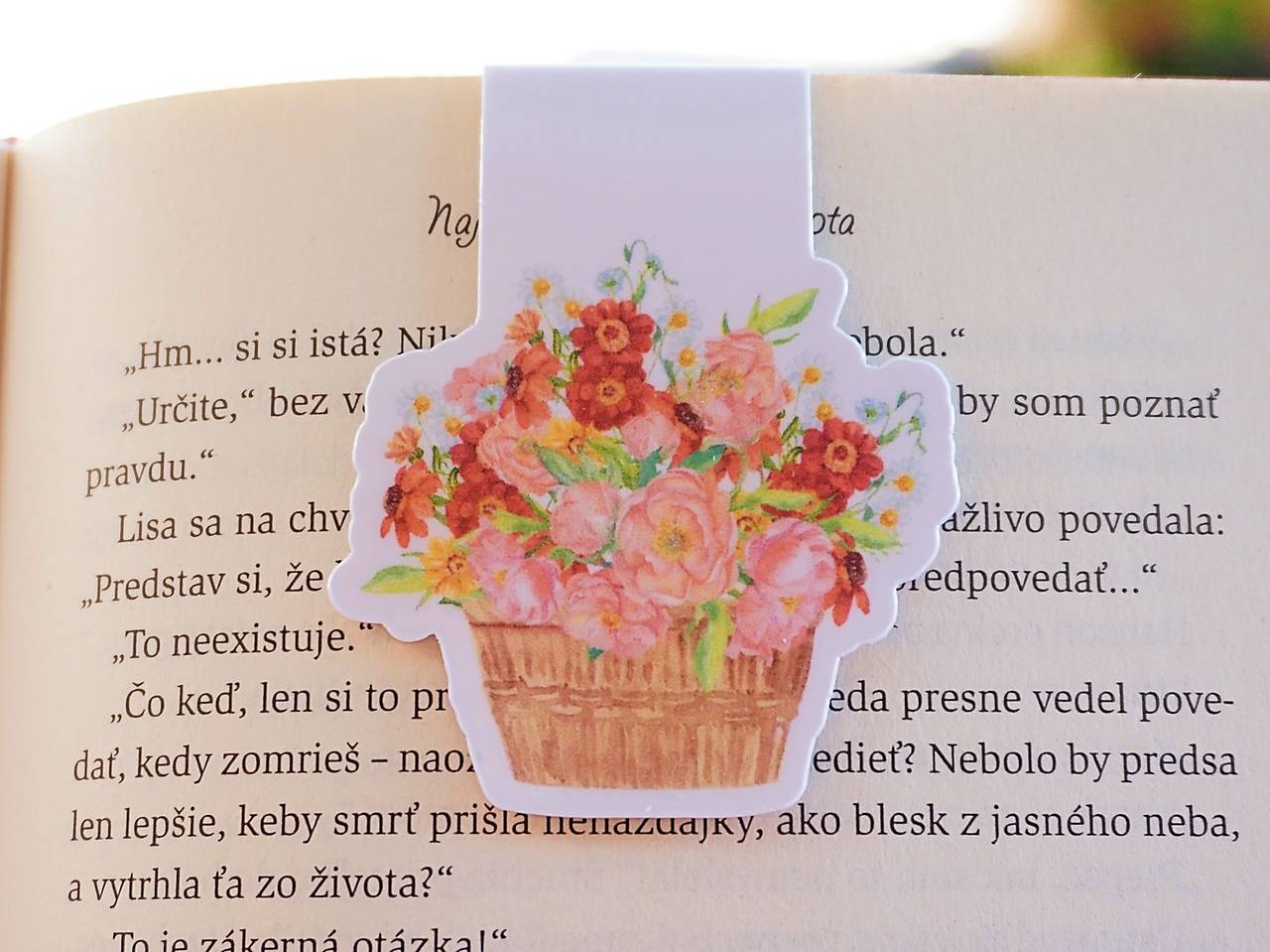 Kvetinová kolekcia magnetických záložiek | Vyberte si Váš obľúbený motív (Letná romanca)