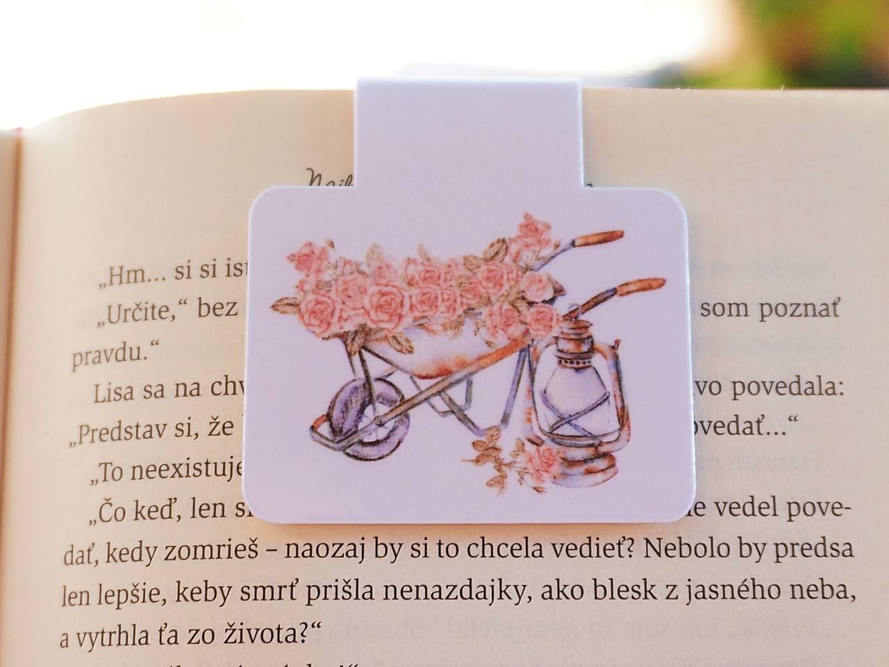 Kvetinová kolekcia magnetických záložiek | Vyberte si Váš obľúbený motív (Romantický fúrik)