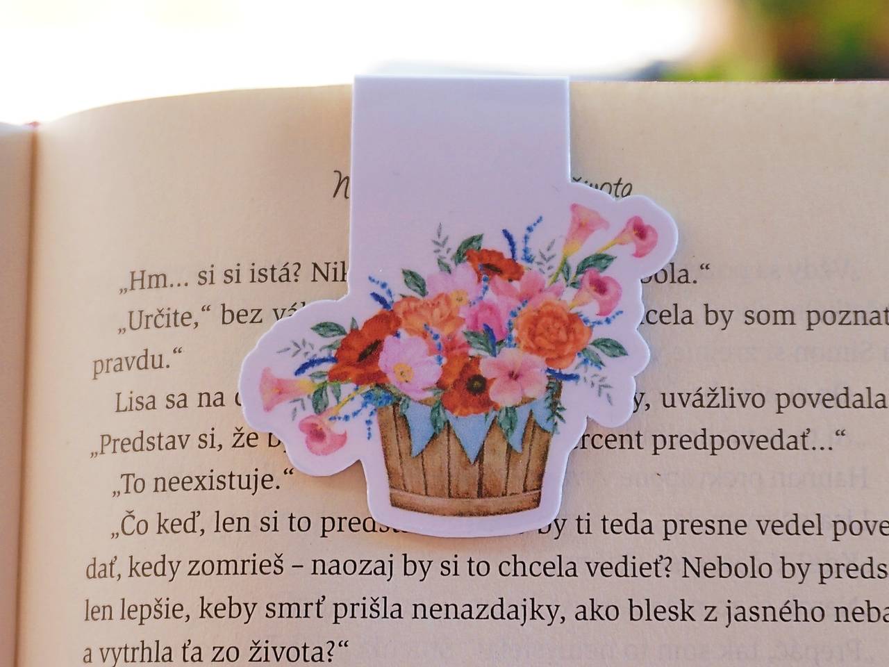 Kvetinová kolekcia magnetických záložiek | Vyberte si Váš obľúbený motív (Vidiecka kytica)