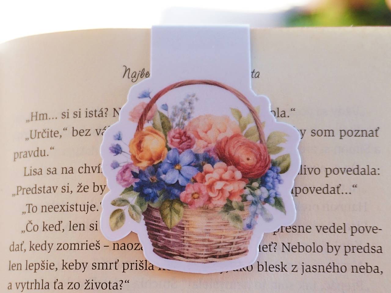 Kvetinová kolekcia magnetických záložiek | Vyberte si Váš obľúbený motív (Vidiecka romanca)