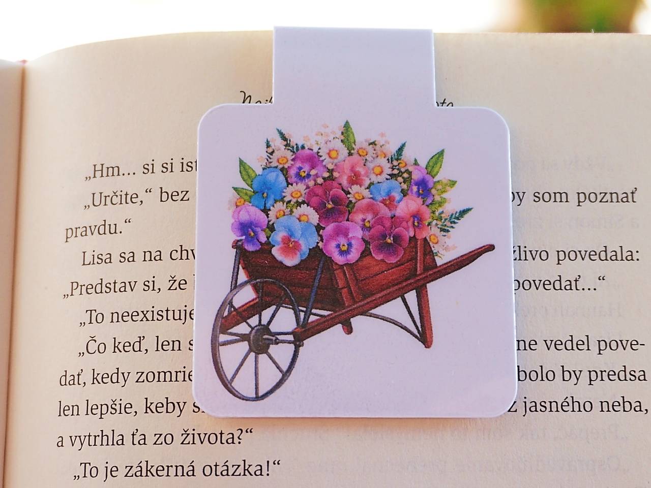 Kvetinová kolekcia magnetických záložiek | Vyberte si Váš obľúbený motív (Vidiecky fúrik)