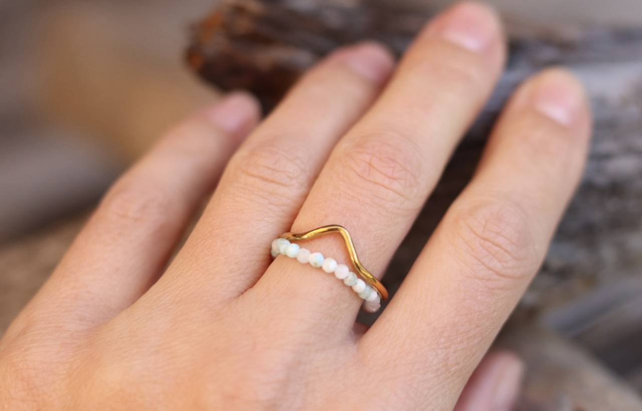 DUO sada prsteňov - larimar