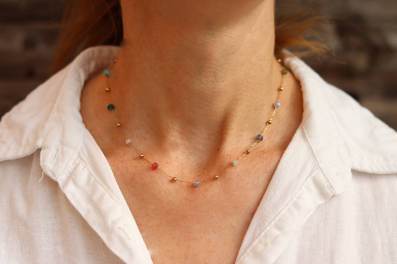 Náhrdelník s mix minerálmi