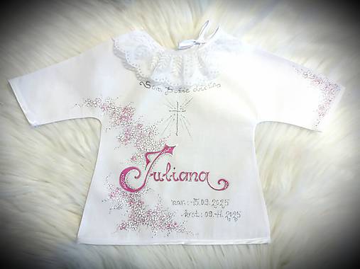 Detské oblečenie - Košieľka na krst - 17931449_