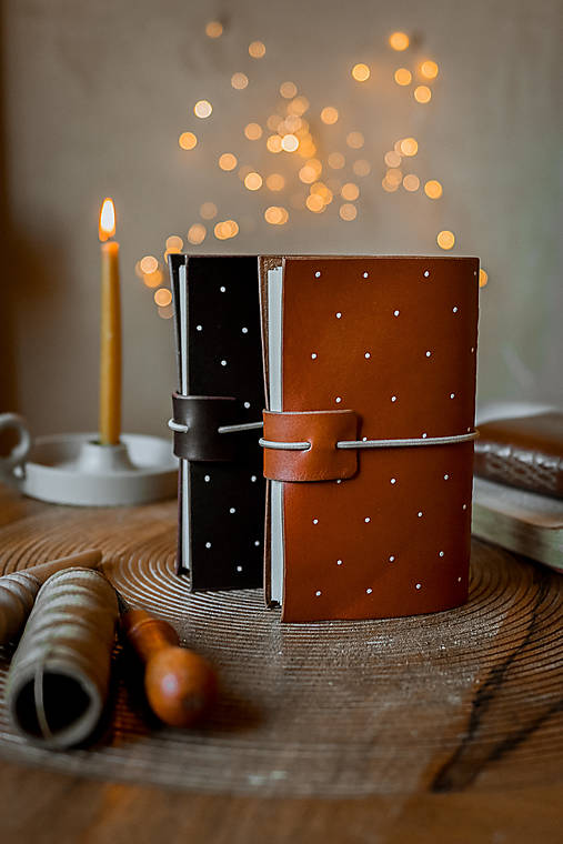 Kožený zápisník - Tristan