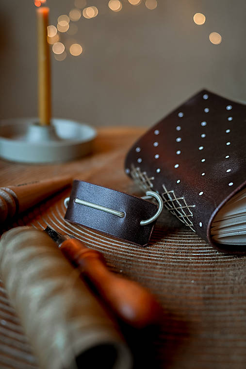 Kožený zápisník - Tristan