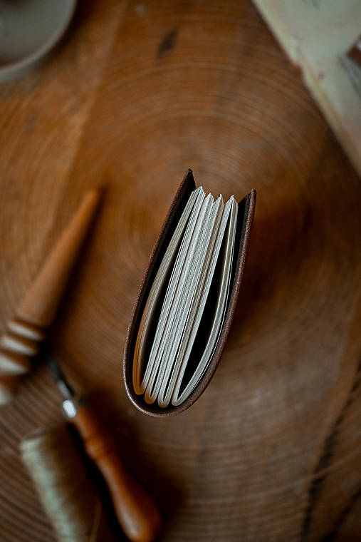 Kožený zápisník - Tristan