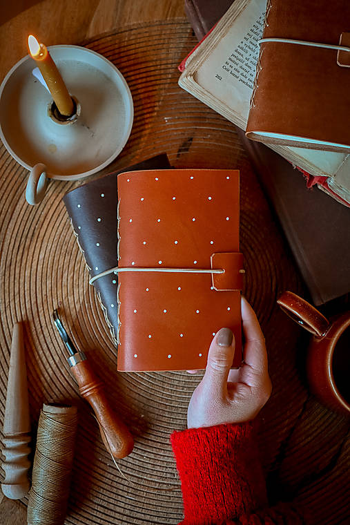 Kožený zápisník - Wilkie