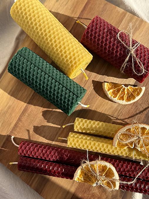 Sviečky - Ručne točené sviečka z medzistienky - 17930536_