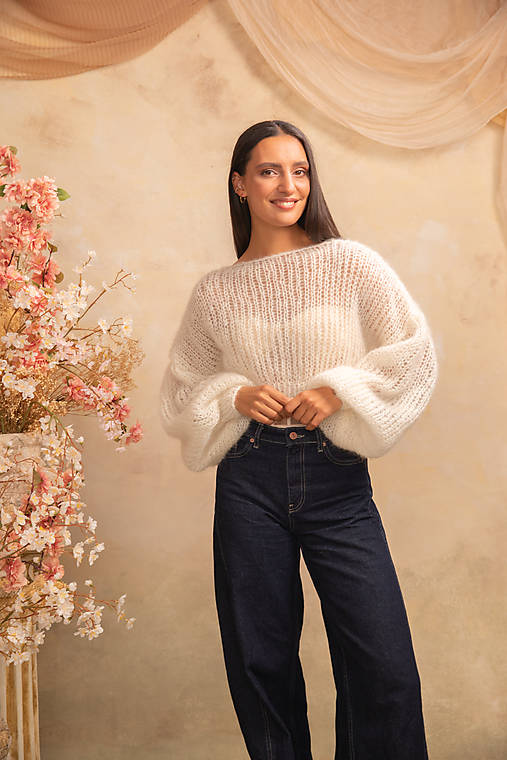 Mohérový svetrík „Cloud Whisper“