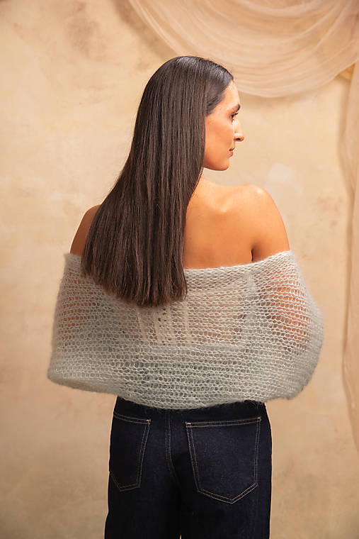 Mohérové bolerko „Morning Mist“