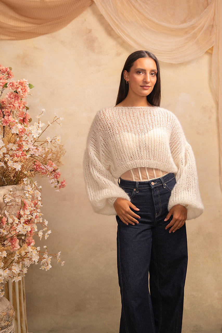 Mohérový svetrík „Cloud Whisper“