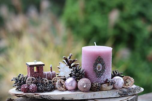 Svietidlá - Vianočný svietnik - 17932870_