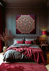 Obrazy - MANDALA LÁSKY a VÁŠNE ❤️ partnerská mandala do Vašej spálne - 17932840_