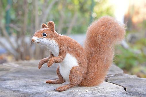 Dekorácie - Veverička - 17933076_