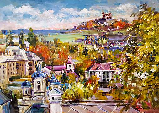 B.Štiavnica a pohľad na Kalváriu