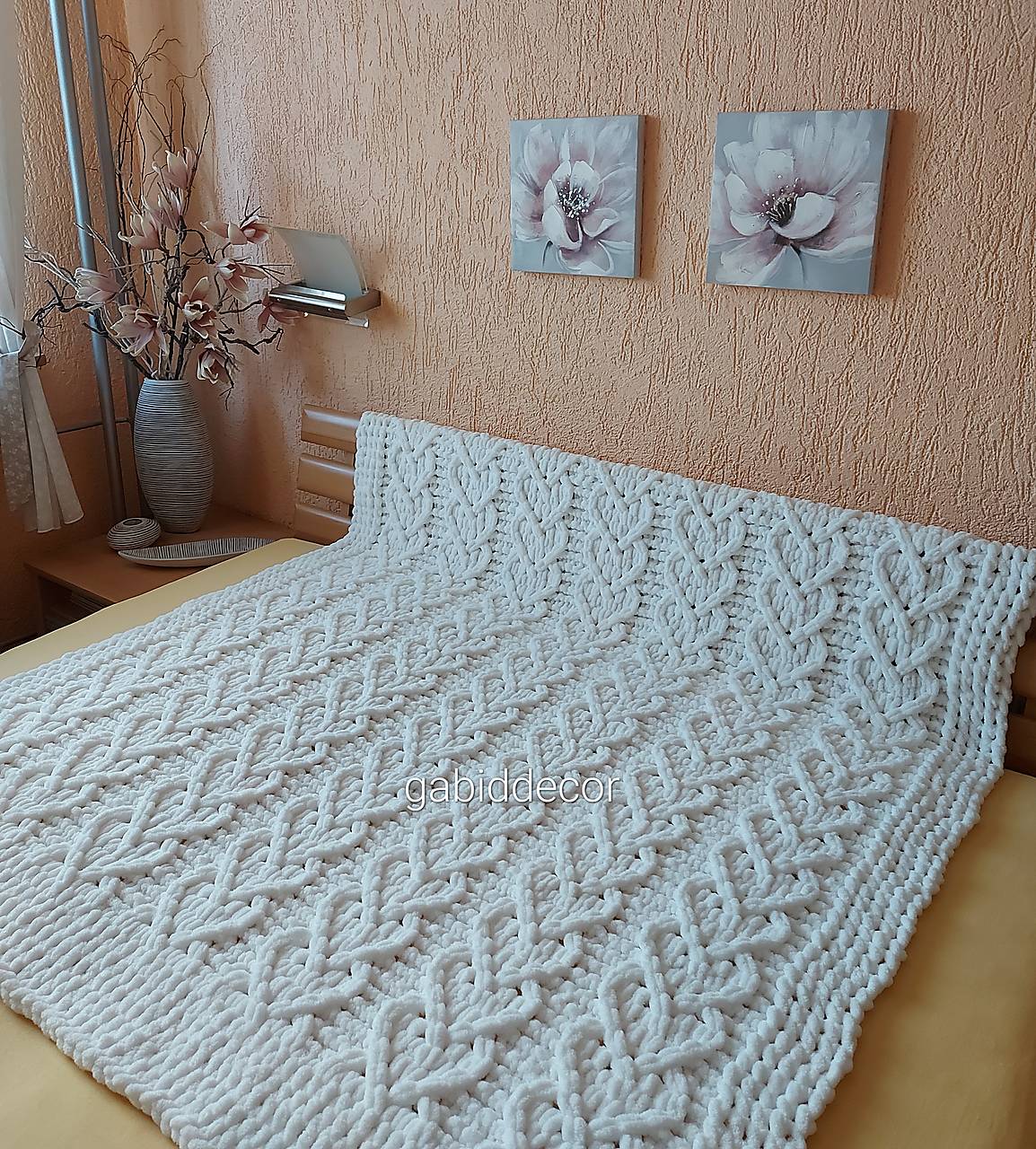 Veľká deka/prehoz na posteľ/sedačku súpravu z vlny alize puffy (Rozmery cca (150 x 160) cm)