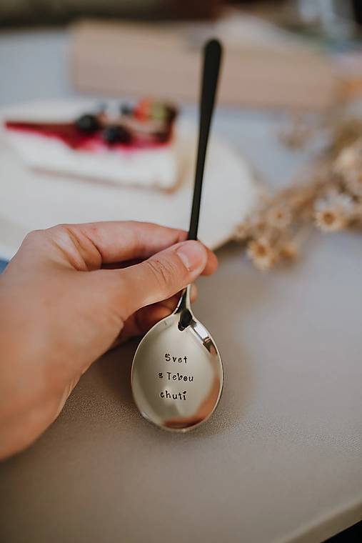 Lyžica Ručičkovo - Svet s Tebou chutí