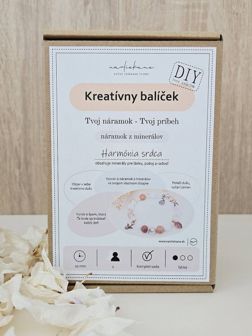Kreatívne balíčky - Náramok z minerálov