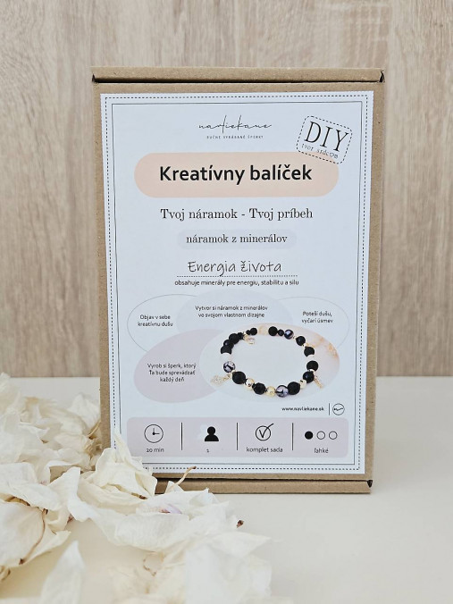 Kreatívne balíčky - Náramok z minerálov