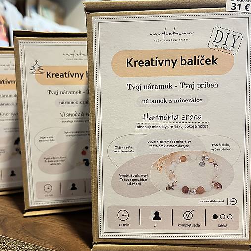 Kreatívne balíčky - Náramok z minerálov