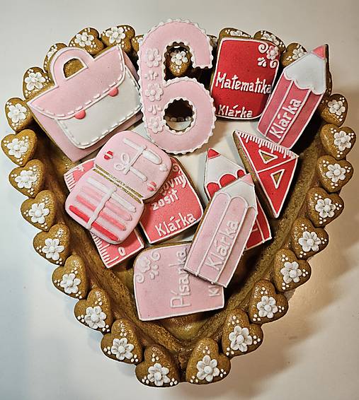 Dekorácie - Zápichy na tortu - škola - 17933775_