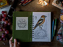 Papiernictvo - Ludwig - upcyklovaný zápisník/skicár - 17934262_