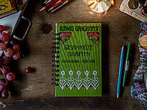 Papiernictvo - Ludwig - upcyklovaný zápisník/skicár - 17934264_