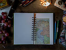 Papiernictvo - Ludwig - upcyklovaný zápisník/skicár - 17934266_