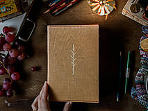 Papiernictvo - Ohnivý - upcyklovaný skicár mixed media - 17934411_